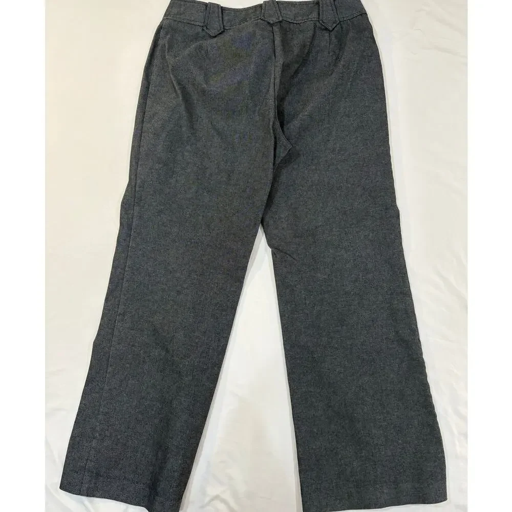 The Limited Stretch Trouser Charcoal Gray Dress Pants Size 14 Long